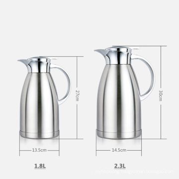 large vacuum stainless steel thermal cafe kettle